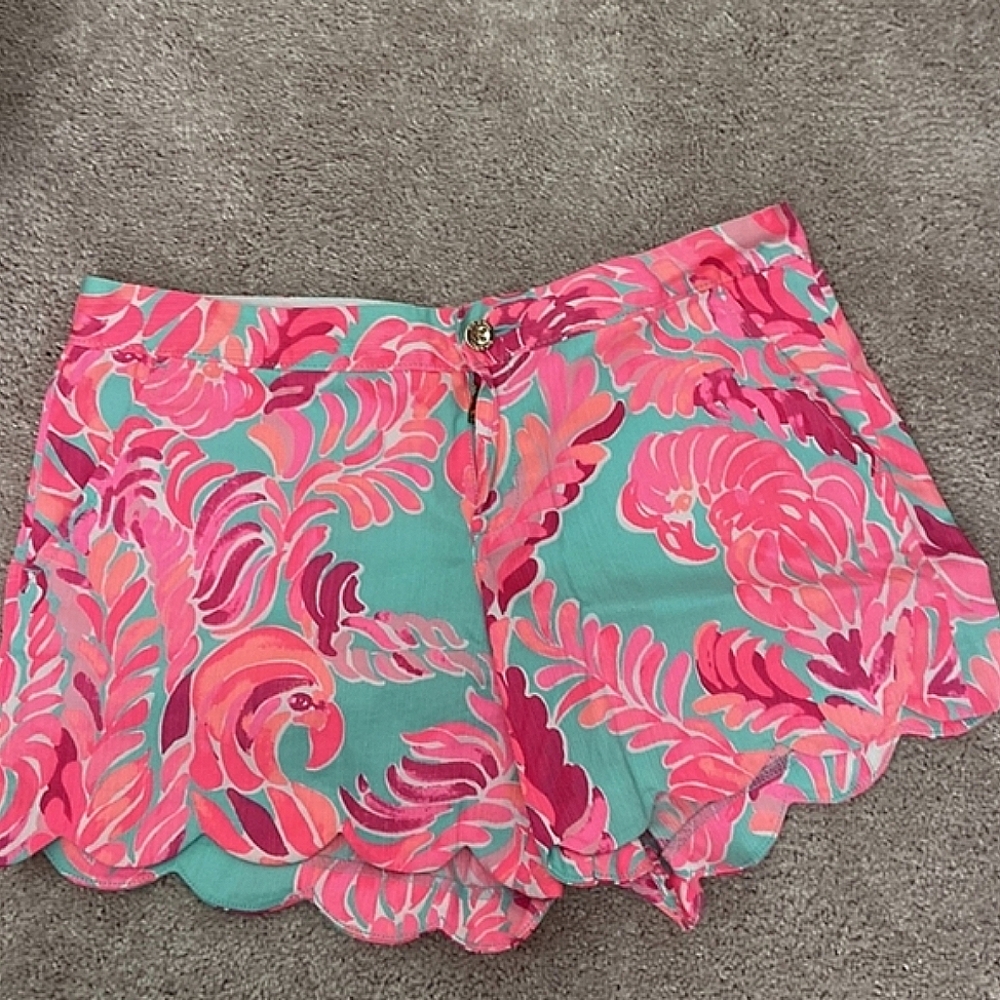 Lily Pulitzer Women's Buttercup Shorts Size 8 - 100% Cotton
